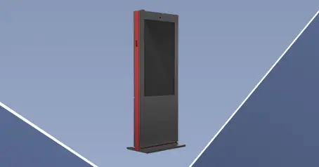 Applications de l'industrie et introduction du kiosque tactile intérieur